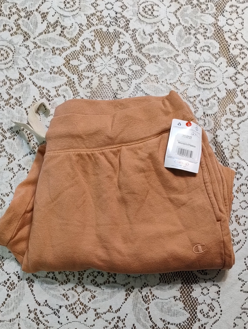 Champion Kids Tan Fleece Joggers - Cozy Pullover Style Bottoms